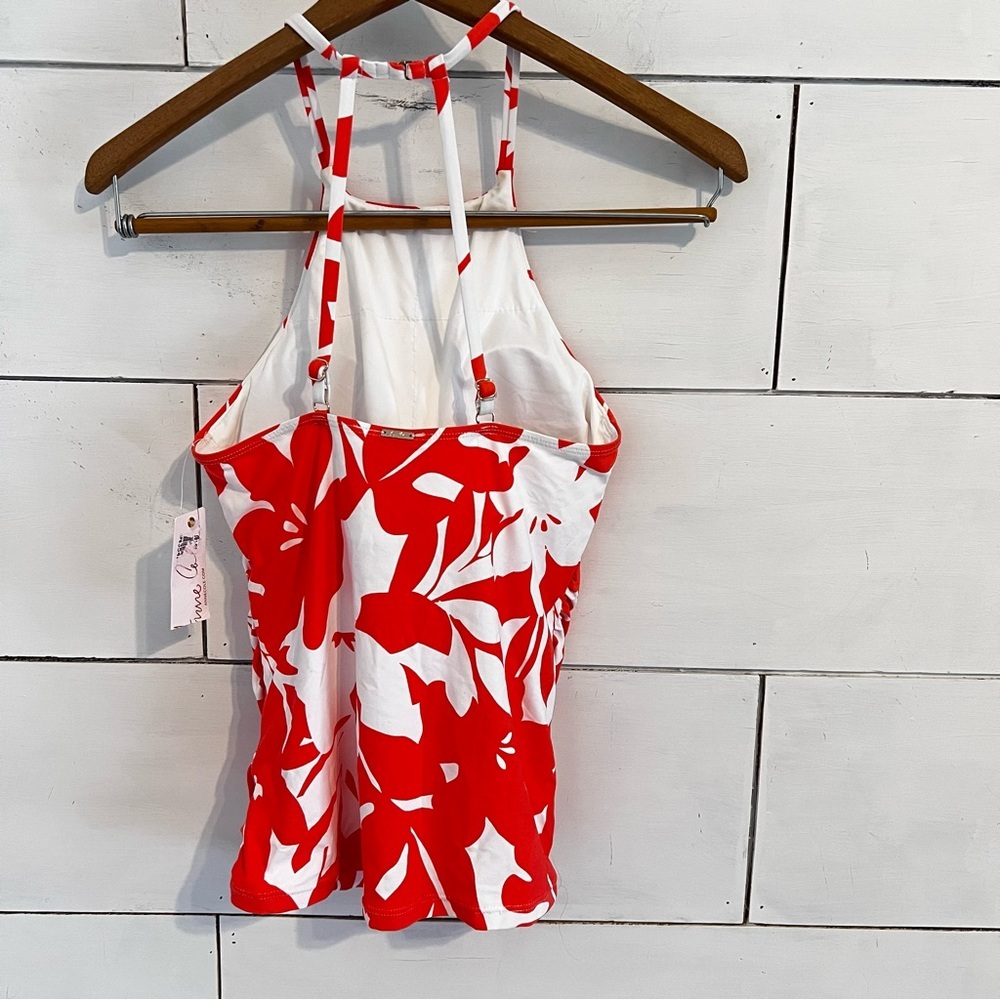 Anne Cole High Neck Tankini Top. Size Small. NWT - Picture 4 of 12